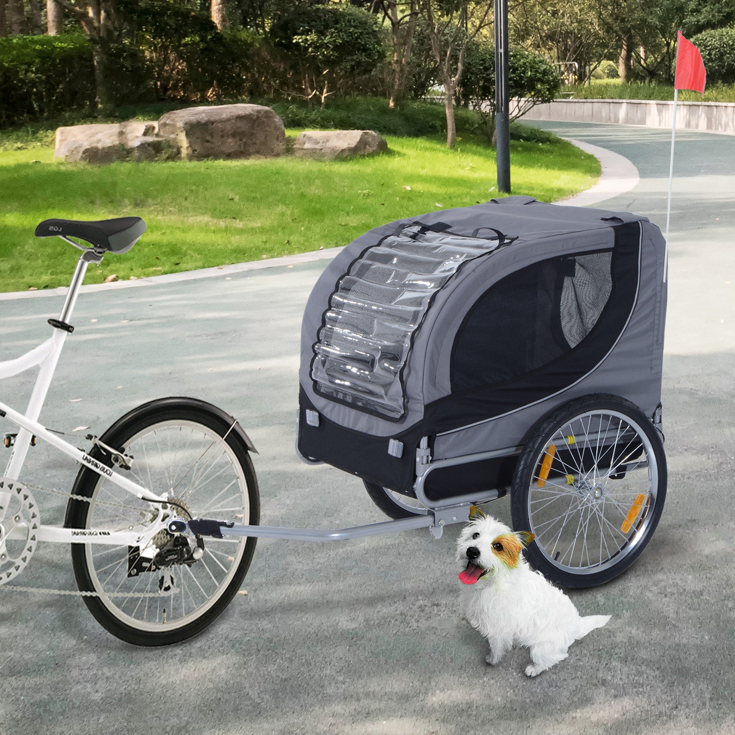 Foldable Pet Bicycle Trailer